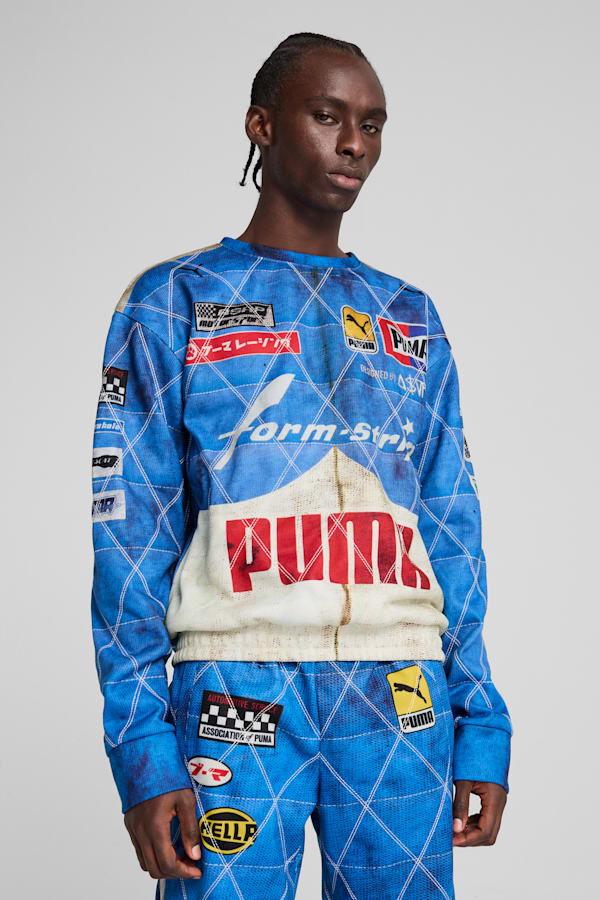 A$AP ROCKY x PUMA Quilted Sweatshirt Unisex, Clyde Royal, extralarge