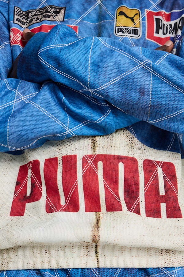 A$AP ROCKY x PUMA Quilted Sweatshirt Unisex, Clyde Royal, extralarge