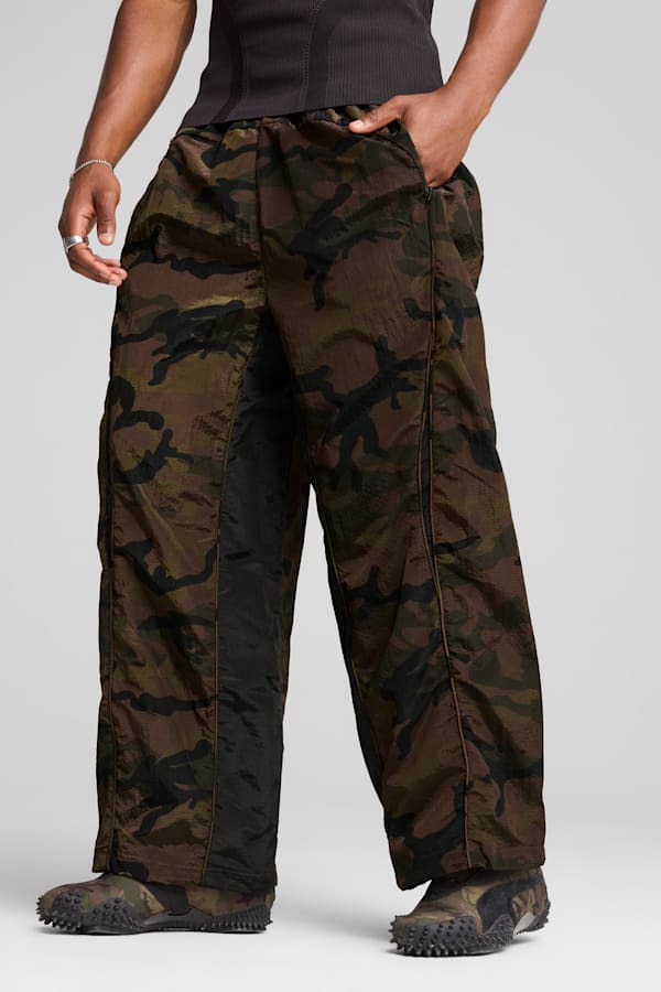Mostroverse CLRT All-Over Print Ripstop Pants Unisex, PUMA Black, extralarge