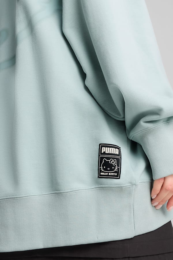 PUMA x HELLO KITTY AND FRIENDS Graphic Oversized Hoodie Women, Modern Mint, extralarge-GBR