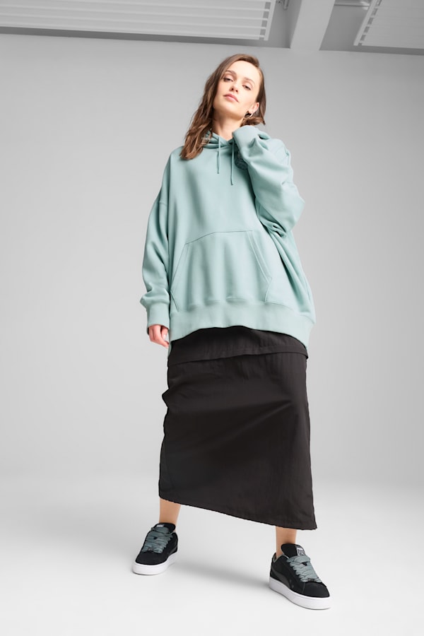 PUMA x HELLO KITTY AND FRIENDS Graphic Oversized Hoodie Women, Modern Mint, extralarge-GBR
