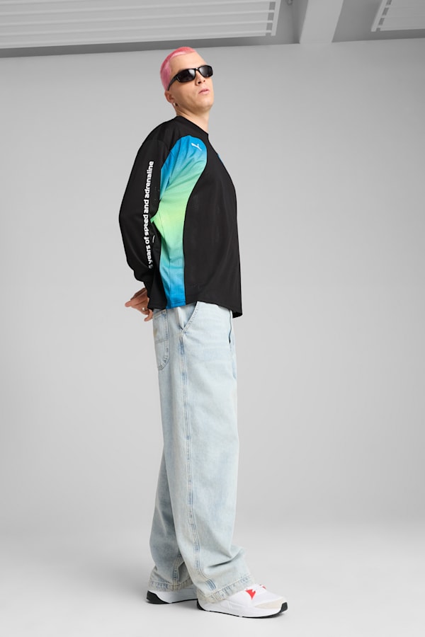F1® Oversized Long Sleeve Tee Men, PUMA Black, extralarge