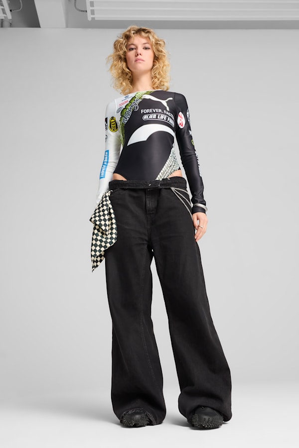 A$AP ROCKY x PUMA Tire Bodysuit Women, PUMA White, extralarge
