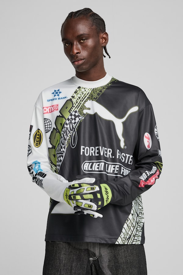 A$AP ROCKY x PUMA Tire Glove Long Sleeve Tee Unisex, PUMA White, extralarge