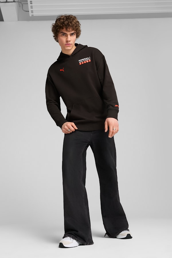 F1® Drive to Survive Graphic Hoodie Men, PUMA Black, extralarge