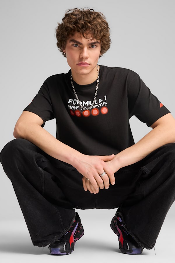 F1® Drive to Survive Graphic Tee Men, PUMA Black, extralarge