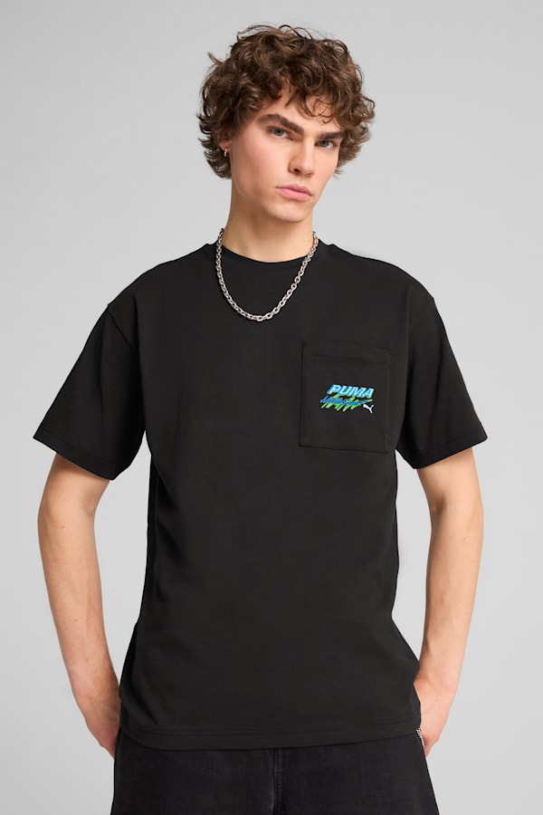 A$AP ROCKY x PUMA Pocket Tee Men, PUMA Black, extralarge