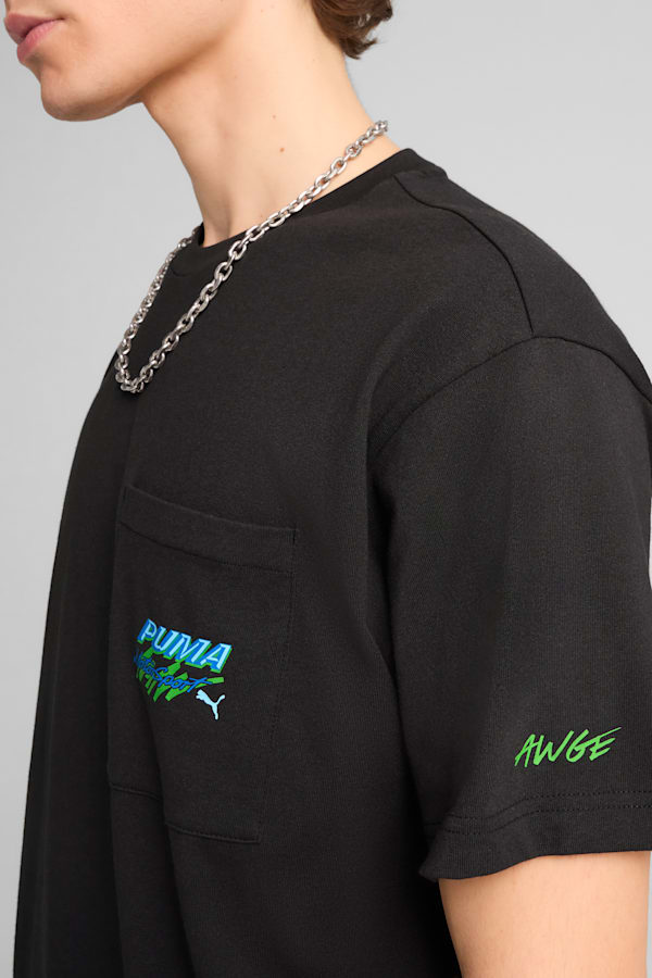 A$AP ROCKY x PUMA Pocket Tee Men, PUMA Black, extralarge