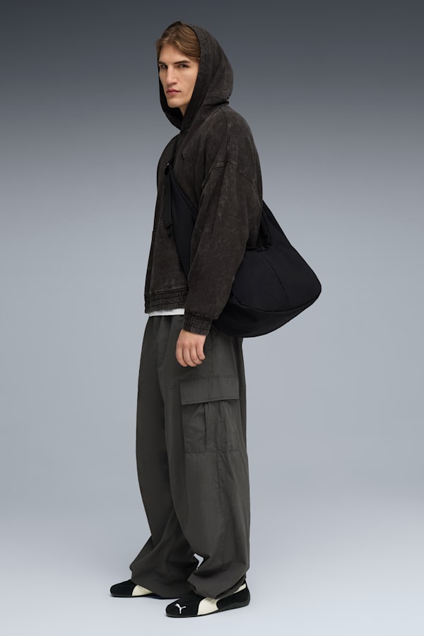 FUTURE.PUMA.ARCHIVE Boxy Washed Hoodie Unisex, PUMA Black, extralarge-GBR