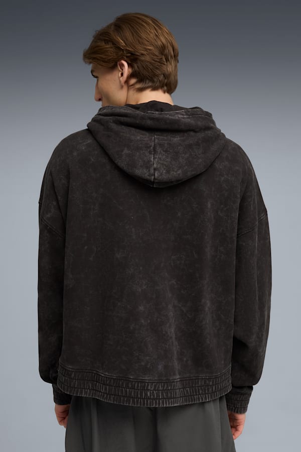 FUTURE.PUMA.ARCHIVE Boxy Washed Hoodie Unisex, PUMA Black, extralarge-GBR