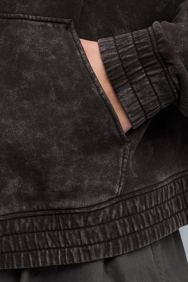 FUTURE.PUMA.ARCHIVE Boxy Washed Hoodie Unisex, PUMA Black, extralarge-GBR