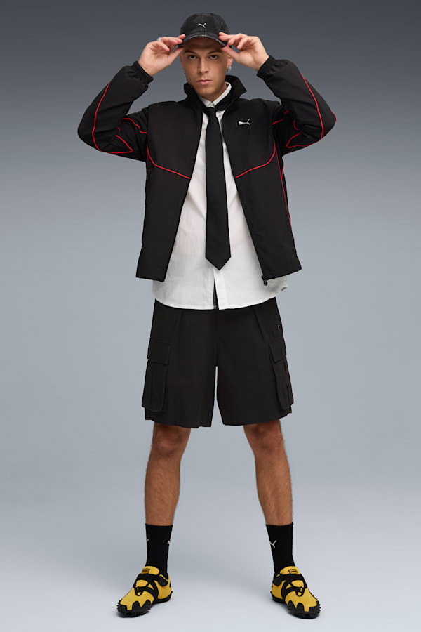 PUMATECH Track Jacket Men, PUMA Black-For All Time Red, extralarge-GBR
