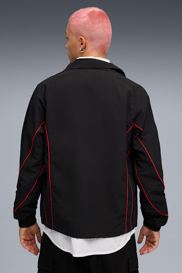 PUMATECH Track Jacket Men, PUMA Black-For All Time Red, extralarge-GBR