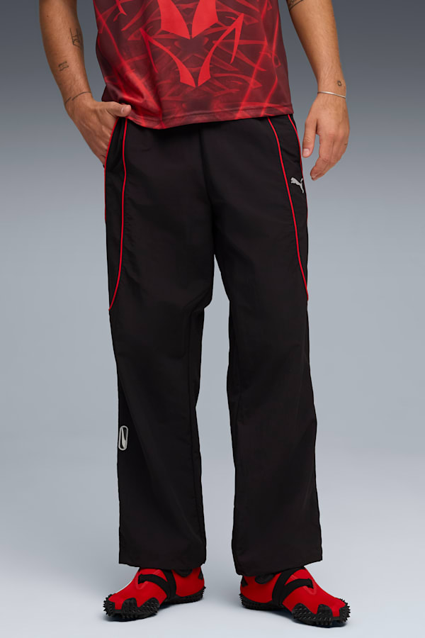 PUMATECH Relaxed Track Pants Men, PUMA Black-For All Time Red, extralarge-GBR