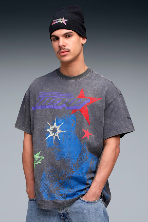 LaMelo Star Vision Graphic Tee Men, Dusky Gray, extralarge-GBR