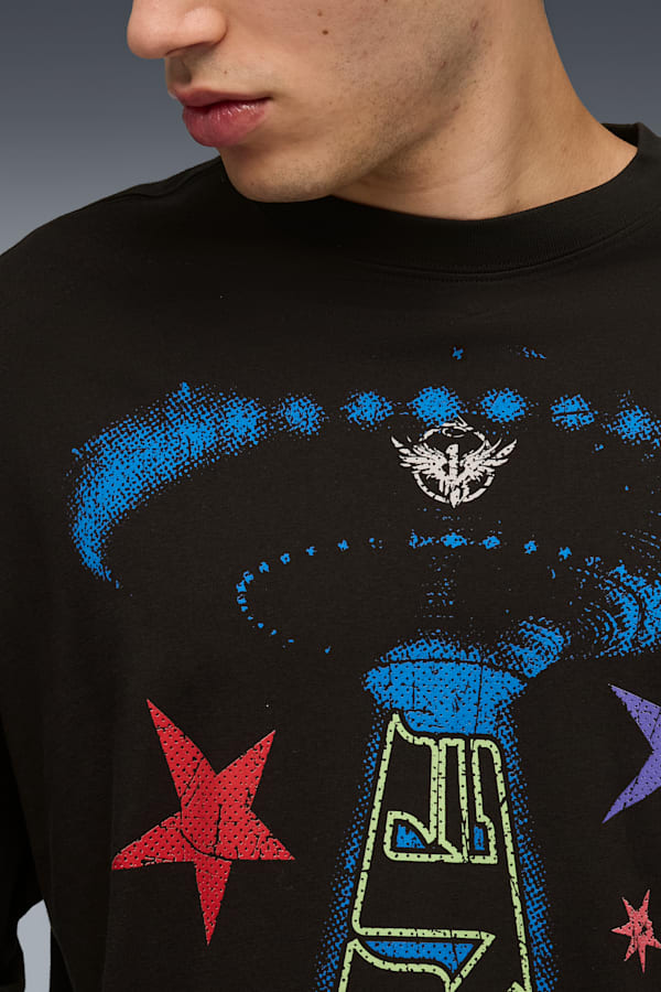 LaMelo Star Vision Long Sleeve Tee Men, PUMA Black, extralarge-GBR