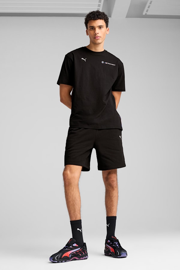 BMW M Motorsport Essentials+ Logo Tee Men, PUMA Black, extralarge