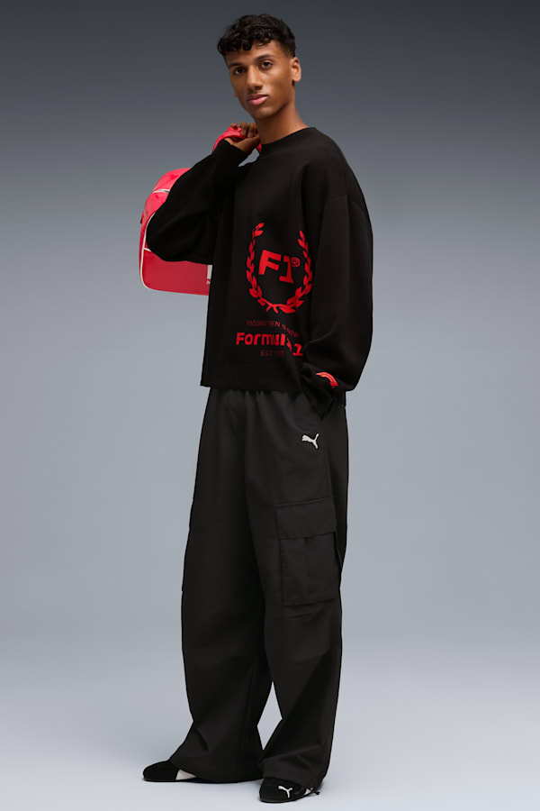 F1® 75 Yrs Knitted Crew Neck Men, PUMA Black, extralarge-GBR