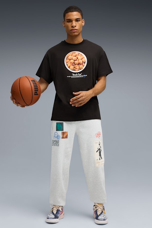 Hooptopia Break Fast Tee Men, PUMA Black, extralarge-GBR