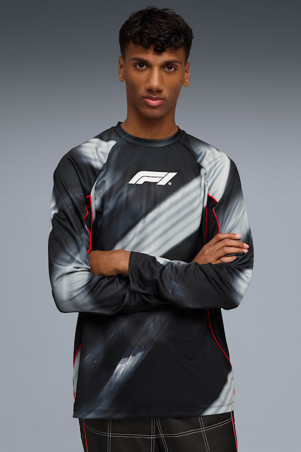 F1® Lifestyle Racing Jersey, PUMA Black, extralarge-GBR