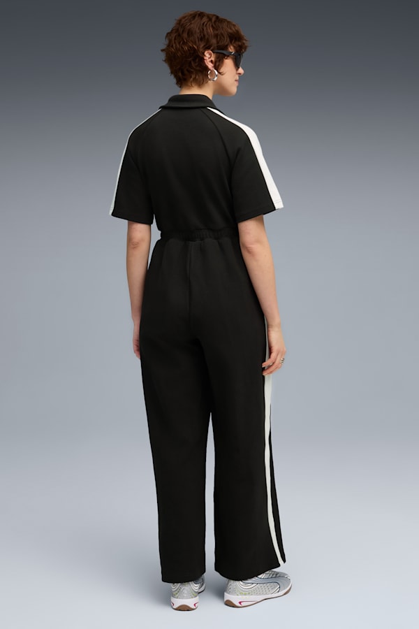 T7 Short Sleeved Jumpsuit Women, PUMA Black, extralarge-GBR
