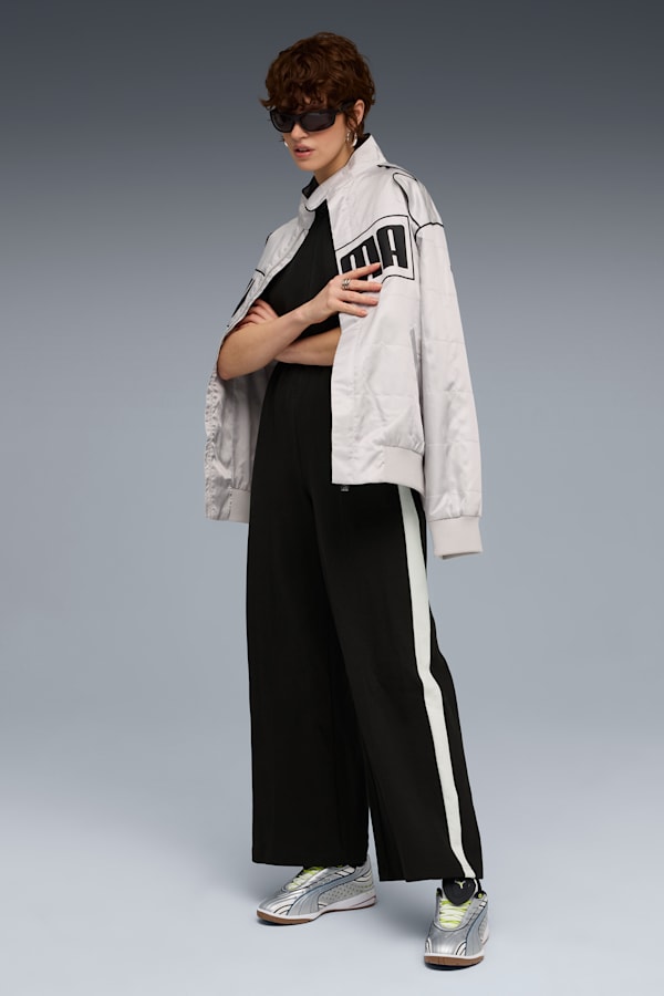 T7 Short Sleeved Jumpsuit Women, PUMA Black, extralarge-GBR