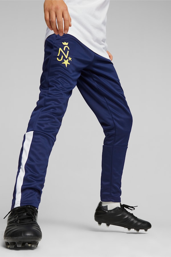 Neymar Jr Youth Football Pants, Persian Blue-Racing Blue, extralarge