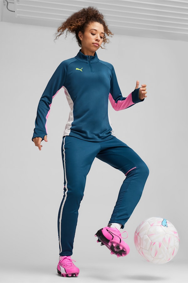 individualBLAZE Women's Football Training Pants, Ocean Tropic-Electric Lime, extralarge