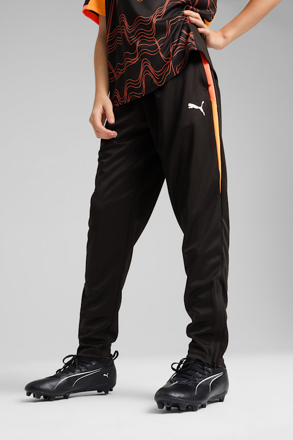 individualLIGA Training Pants Youth, PUMA Black-Heat Fire, extralarge