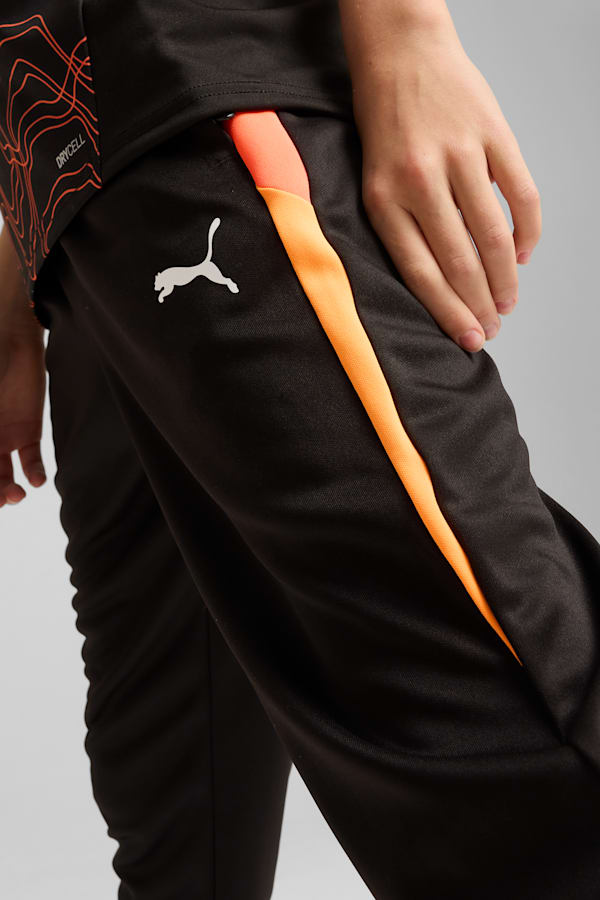individualLIGA Training Pants Youth, PUMA Black-Heat Fire, extralarge
