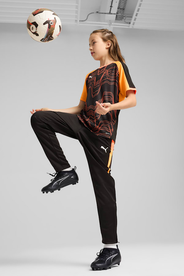 individualLIGA Training Pants Youth, PUMA Black-Heat Fire, extralarge