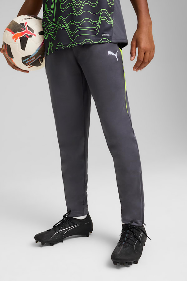 individualLIGA Training Pants Youth, Galactic Gray-Yellow Alert, extralarge