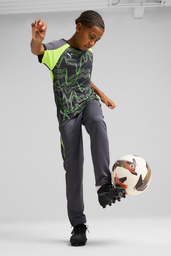 individualLIGA Training Pants Youth, Galactic Gray-Yellow Alert, extralarge