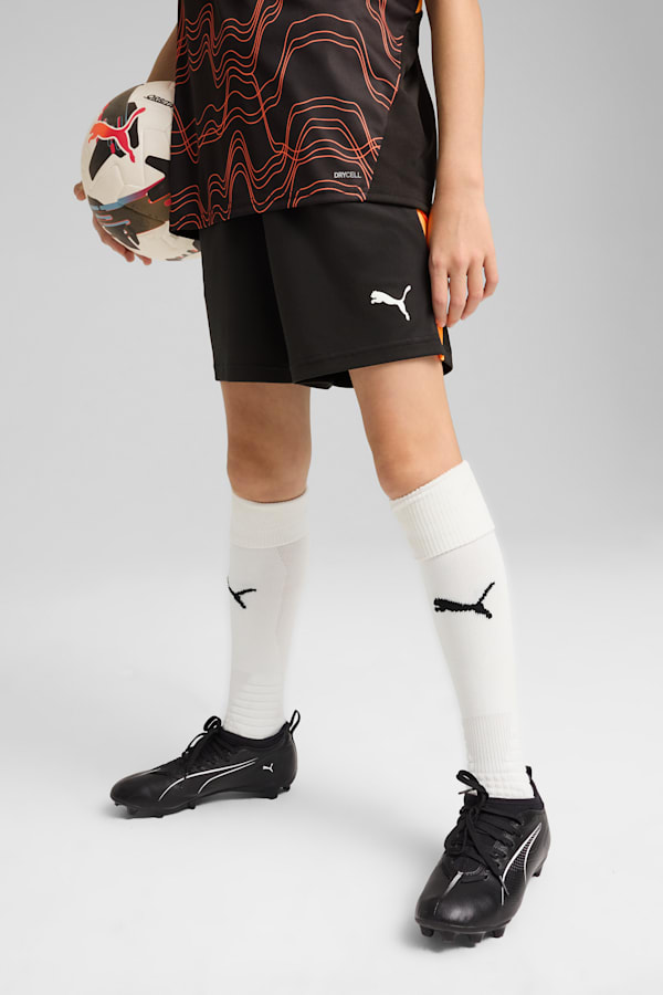 individualFINAL Training Shorts Youth, PUMA Black-Heat Fire, extralarge