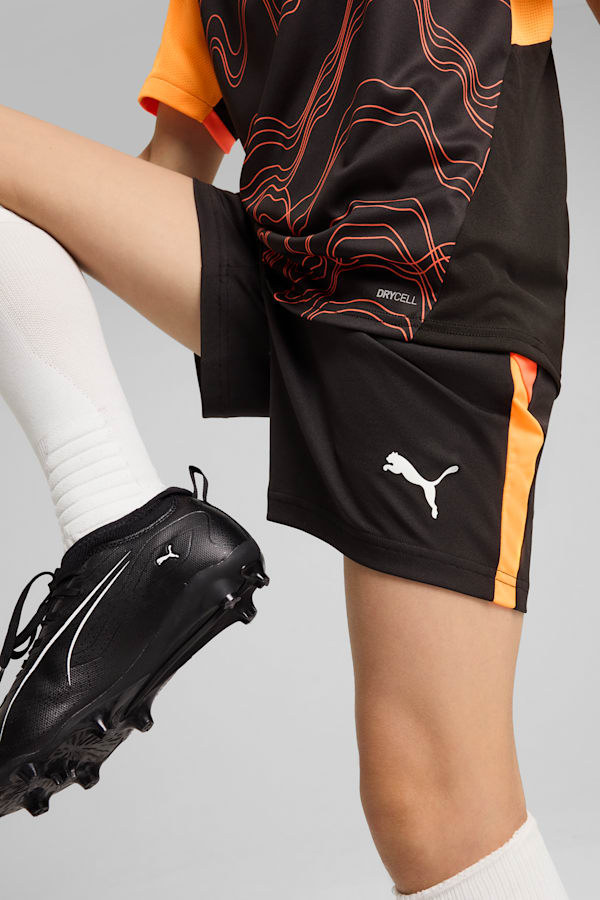 individualFINAL Training Shorts Youth, PUMA Black-Heat Fire, extralarge