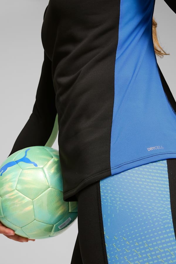 individualBLAZE Quarter-Zip Top Women, PUMA Black-Fizzy Apple, extralarge