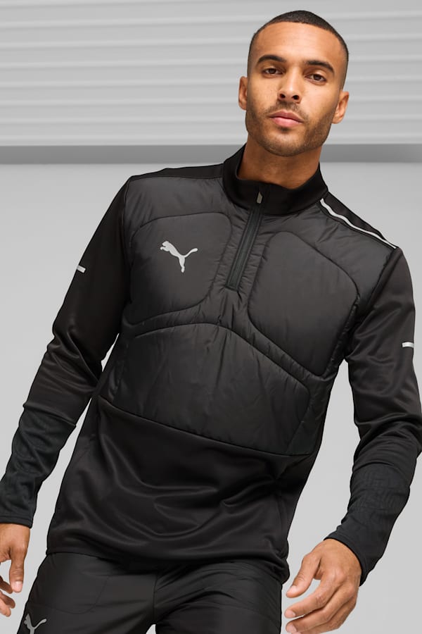 individualWinterised Quarter-Zip Top Men, PUMA Black, extralarge