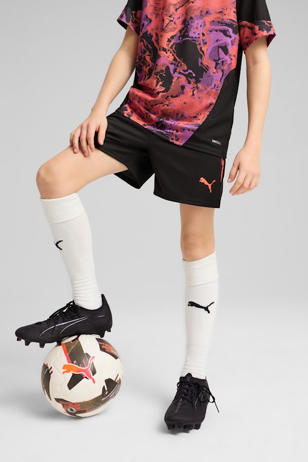 individualCUP Football Shorts Youth, PUMA Black, extralarge