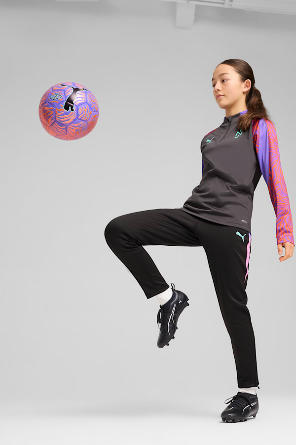 Neymar Jr Creativity Quarter-Zip Football Top Youth, Dark Coal-Soft Violet, extralarge