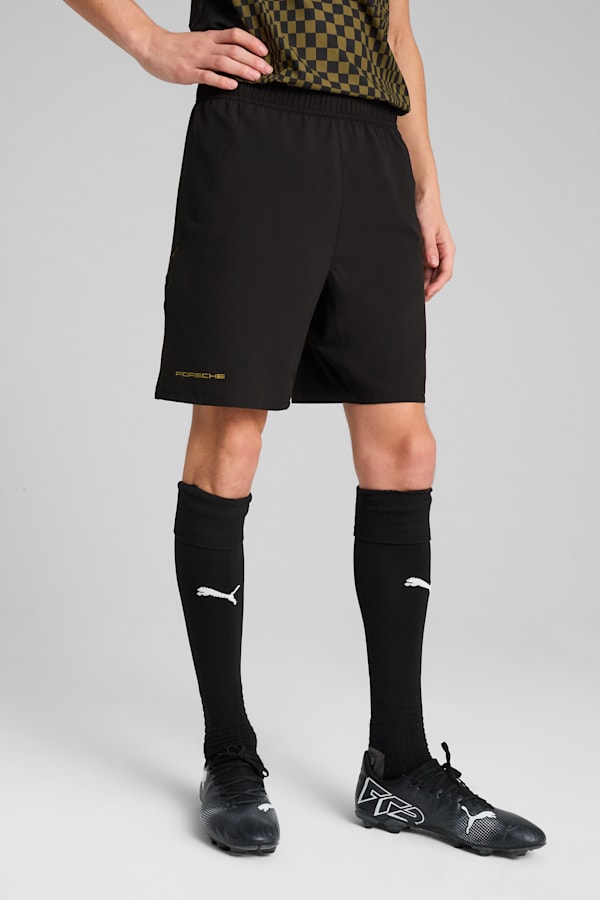Porsche Legacy 911 Spirit 70 Football Shorts Men, Olive Drab, extralarge-GBR