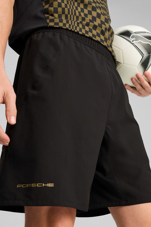 Porsche Legacy 911 Spirit 70 Football Shorts Men, Olive Drab, extralarge-GBR