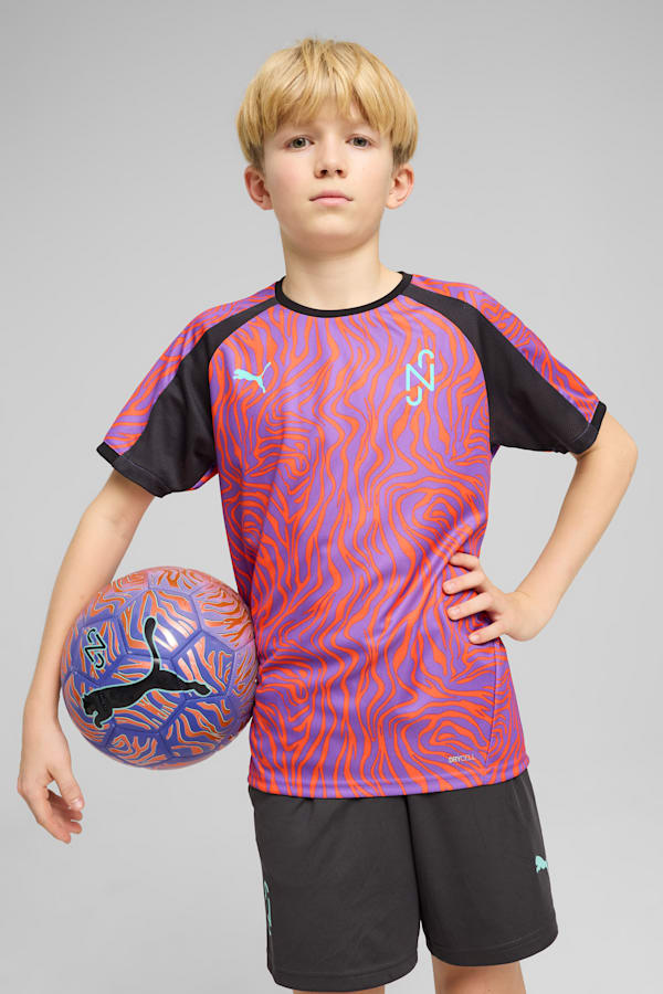 Neymar Jr Creativity Football Jersey Youth, Soft Violet-Dark Coal, extralarge