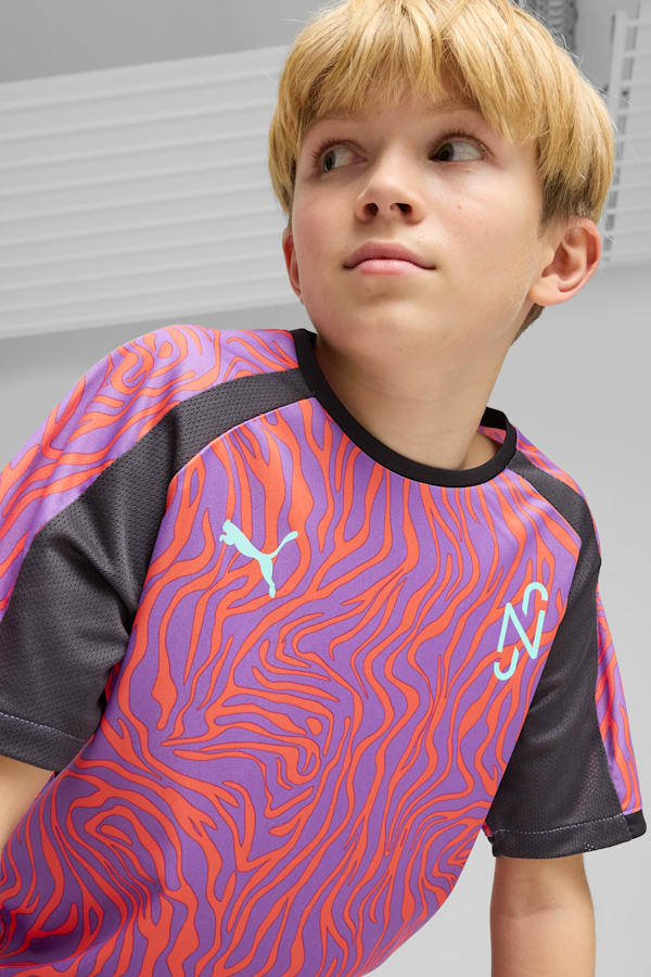 Neymar Jr Creativity Football Jersey Youth, Soft Violet-Dark Coal, extralarge