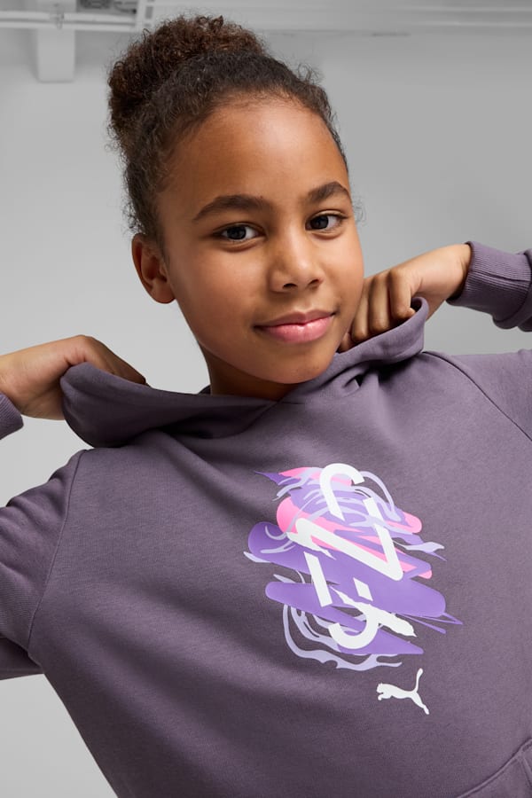 Neymar Jr Creativity Hoodie Youth, Purple Charcoal, extralarge-GBR