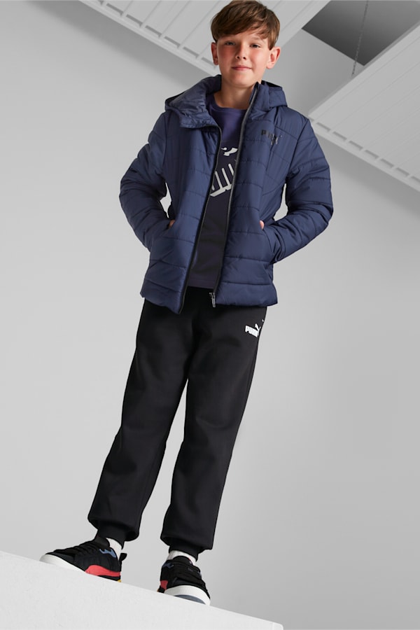 Essentials Padded Jacket Youth, Peacoat, extralarge