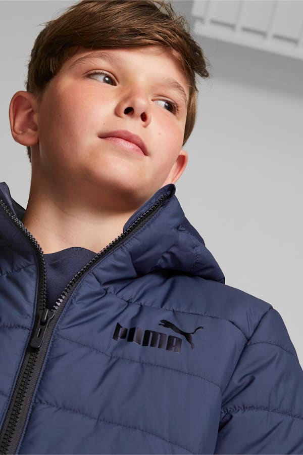 Essentials Padded Jacket Youth, Peacoat, extralarge