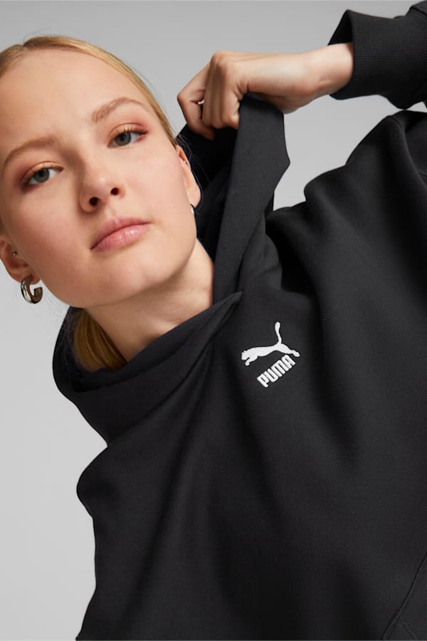 Classics Oversized Hoodie Women, Puma Black, extralarge