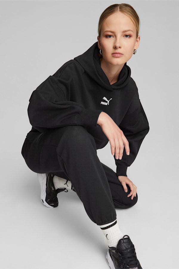 Classics Oversized Hoodie Women, Puma Black, extralarge