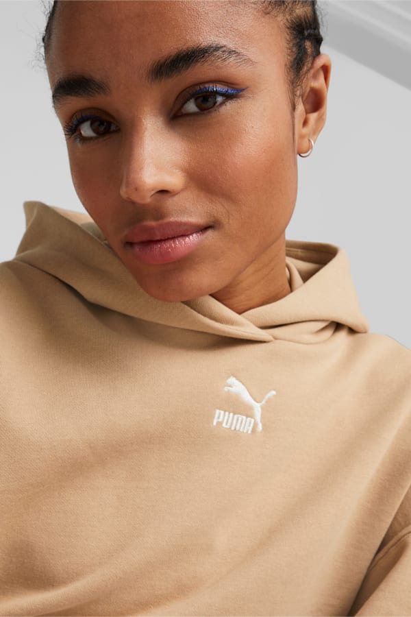 Classics Oversized Hoodie Women, Dusty Tan, extralarge-GBR