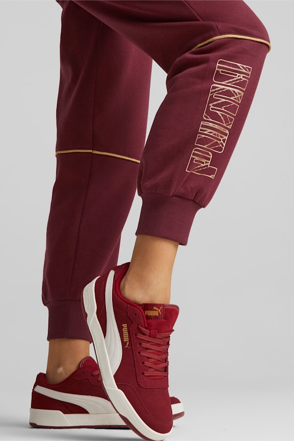 Power Deco Glam Pants Women, Aubergine, extralarge-GBR